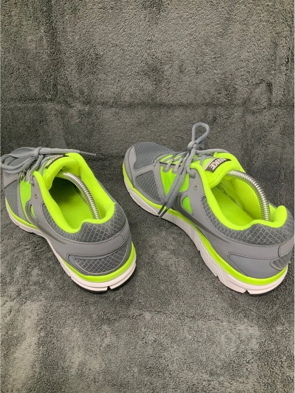 Nike Air Icarus Flywire Gray Green Running Shoes 527203-003 Men Size 10.5